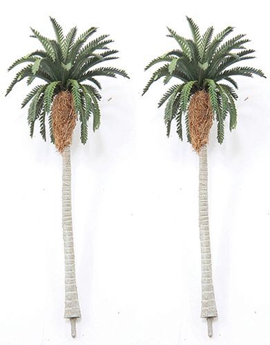 Dollhouse miniature DATE PALM (2), 4-1/2"